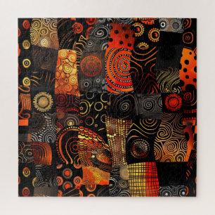 Puzzle des Motifs tribaux africains