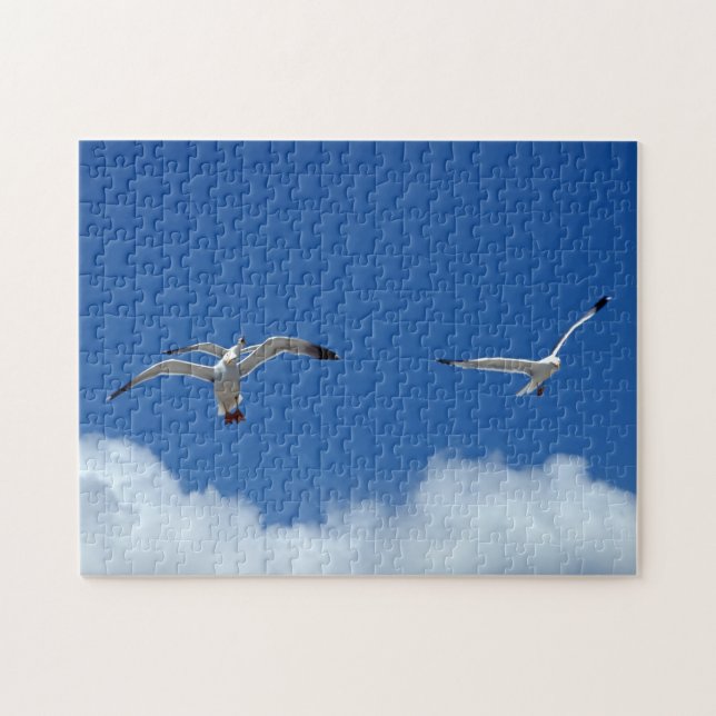 Puzzle des mouettes solitaires (Horizontal)