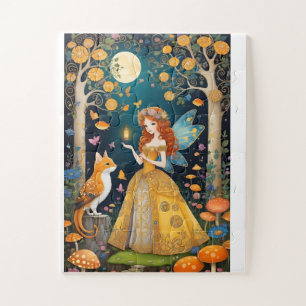 Puzzle Des personnages adorables dans un pays d'imaginair
