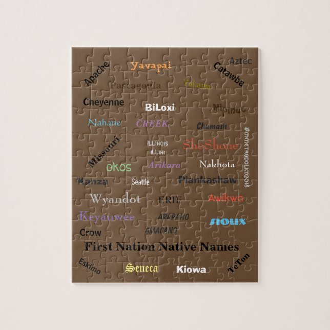 Puzzle des premiers noms de nation, par le (Vertical)