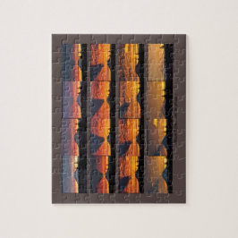 Puzzle des Rainiers mit seinem Schatten