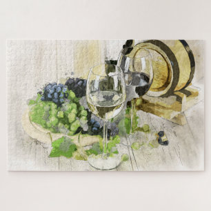 puzzle des raisins et des vins