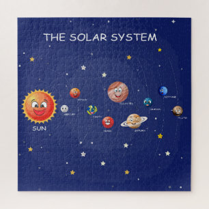 Puzzle des Sonnensystems Planets