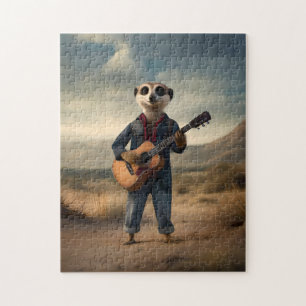 Puzzle Desert Blues : Une confiture de guitare Denim de M