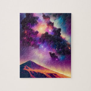 Puzzle Désert cosmique sous le paysage astronomique de l'