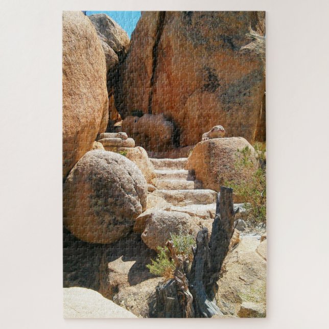 Puzzle Desert Southwest Rock Maze Jigsaw (Vertical)