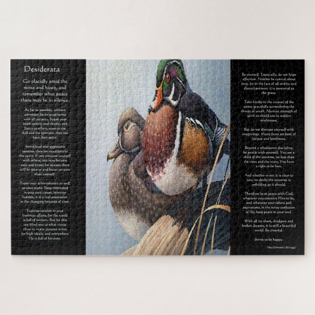 Puzzle DESIDERATA deux (Horizontal)