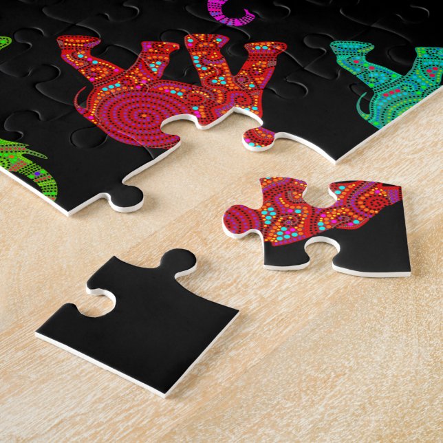 Puzzle Design de tuiles motifs Elephant Walk (Côté)