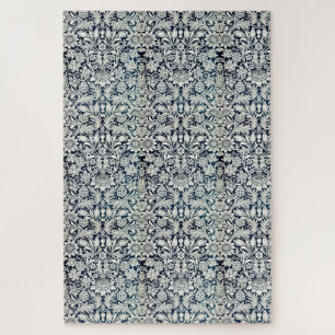 Puzzle - Design für blaue und weiße Tapeten