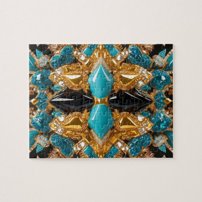 Puzzle Design moderne abstrait Bahamas Couleurs (Horizontal)