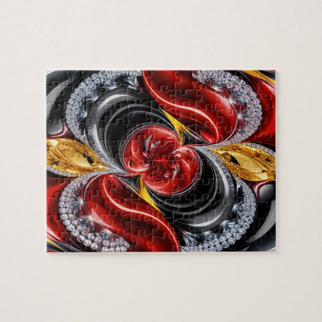 Puzzle Design moderne abstrait Couleurs allemandes (Horizontal)