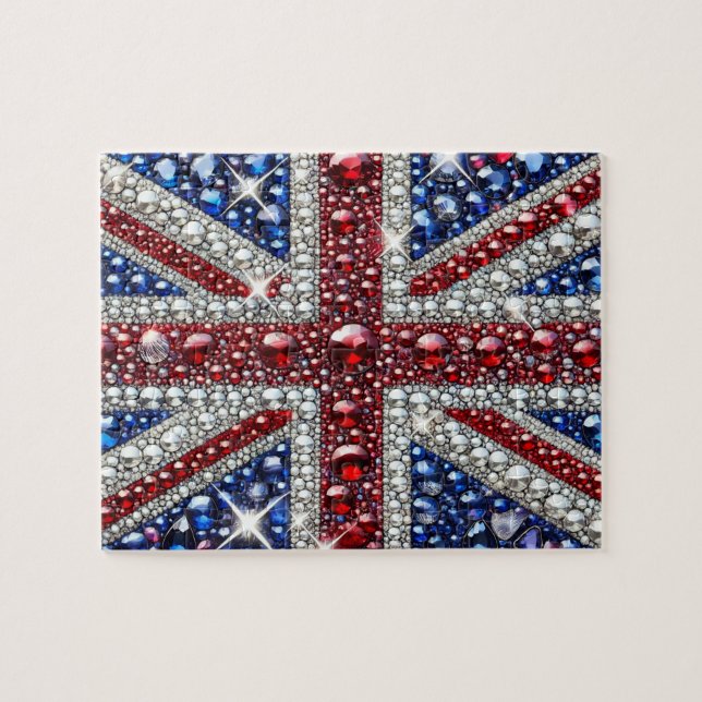 Puzzle Design moderne abstrait Couleurs britanniqu (Horizontal)