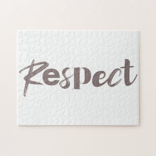 Puzzle Design moderne, créatif, cool, tendance du respect