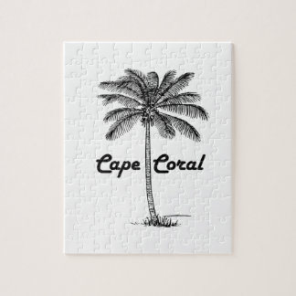 Puzzle Design noir et blanc Cape Coral & Palm