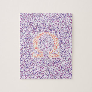 Puzzle d'essai d'oeil d'Omega