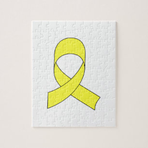 Puzzle Dessin à ruban jaune