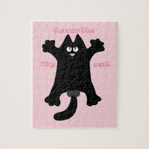 Puzzle #dessin humoristique #drôle #chat jeter un oreille