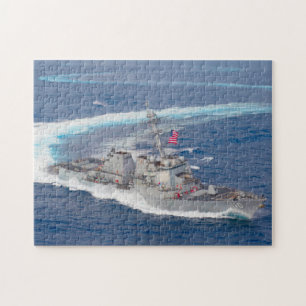 Puzzle DÉTROYEUR DE MISSILES GUIDÉS - DDG-110 (11x14 POUC