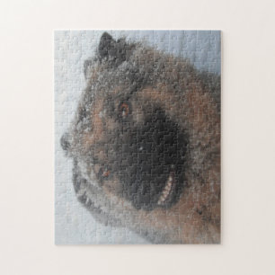 Puzzle Deutscher Schäferhund Lächelnd