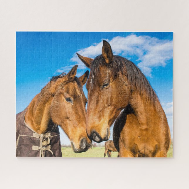 Puzzle Deux beaux chevaux (Horizontal)