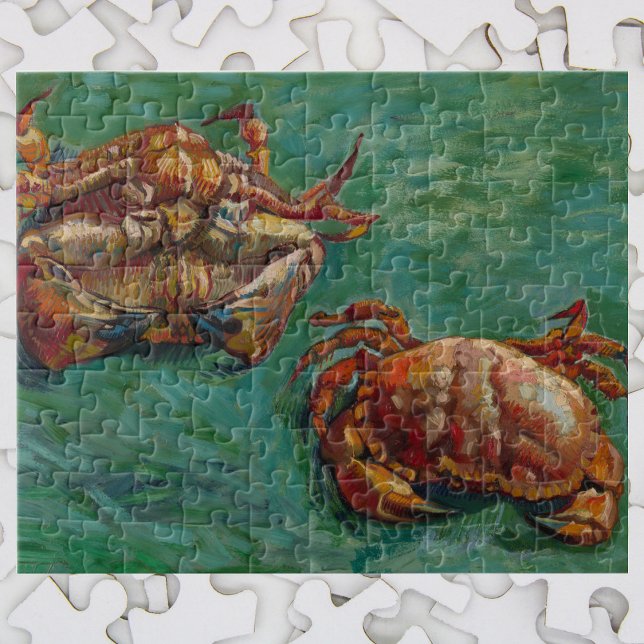 Puzzle Deux crabes par Vincent van Gogh (Two Crabs by Vincent van Gogh Jigsaw Puzzle)