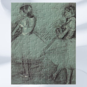 Puzzle Deux danseuses par Edgar Degas, Art de ballet vint