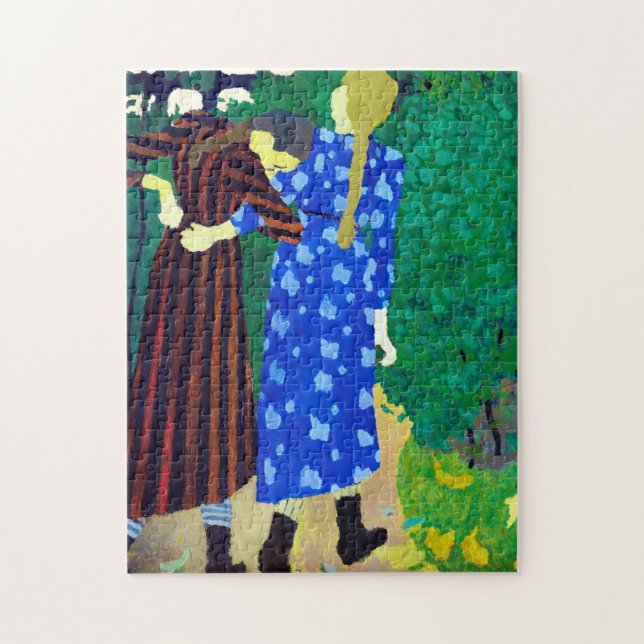 Puzzle Deux Filles, Edouard Vuillard (Vertical)