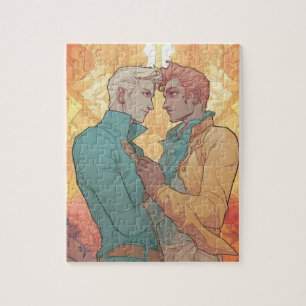 Puzzle Deux hommes dans Ardent Gay Love