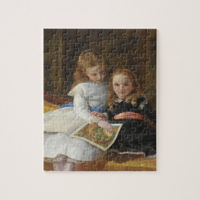 Puzzle Deux Jeunes Filles Victoriennes En Perte (Vertical)