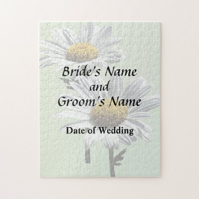 Puzzle Deux marguerites en produits Mariages Sunshine (Vertical)