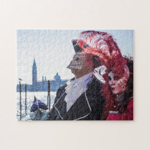 Puzzle Deux masques de carnaval