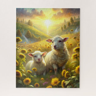 Puzzle Deux moutons