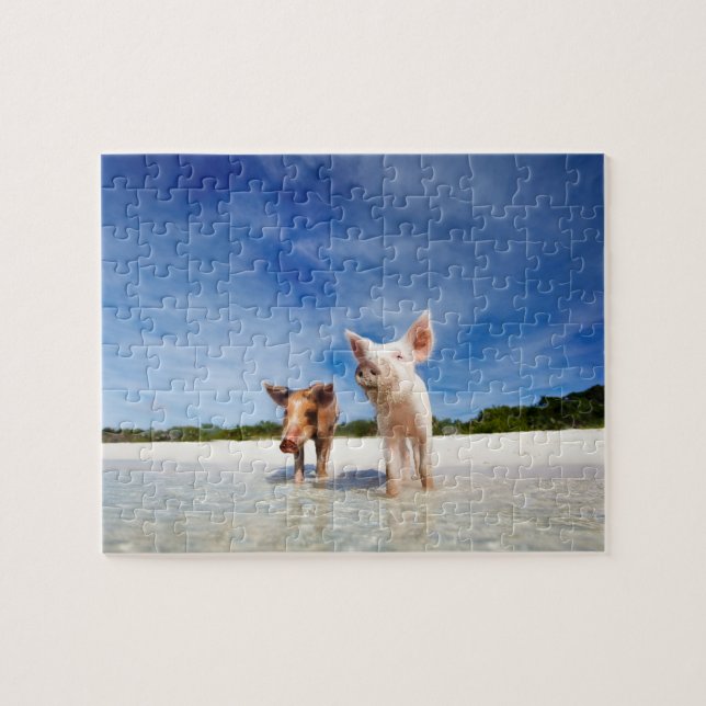 Puzzle Deux petits porcelets (Horizontal)