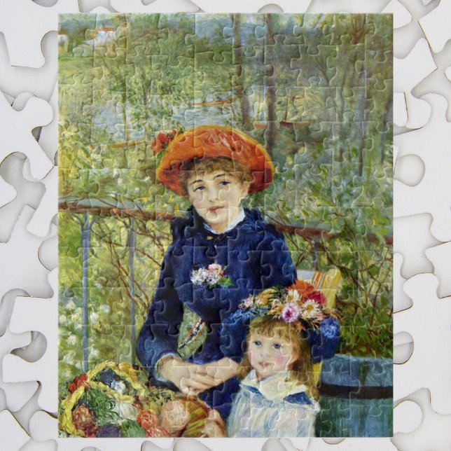 Puzzle Deux Soeurs (En Terrasse) De Pierre Renoir (Créateur téléchargé)