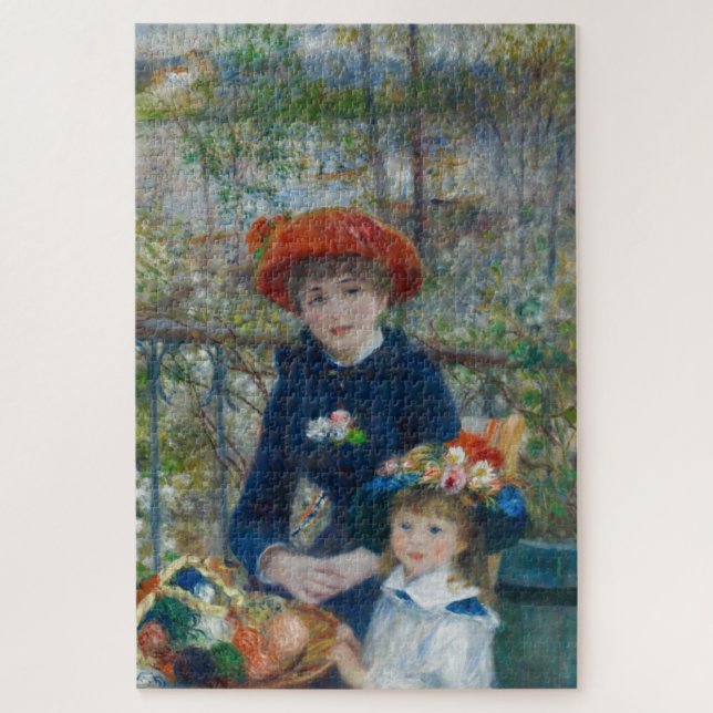 Puzzle Deux Soeurs (En Terrasse) de Renoir (Vertical)