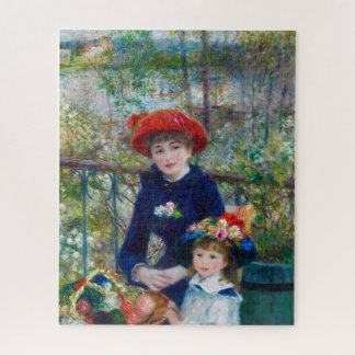 Puzzle Deux Soeurs, Sur la terrasse de Pierre-Augus Renoi