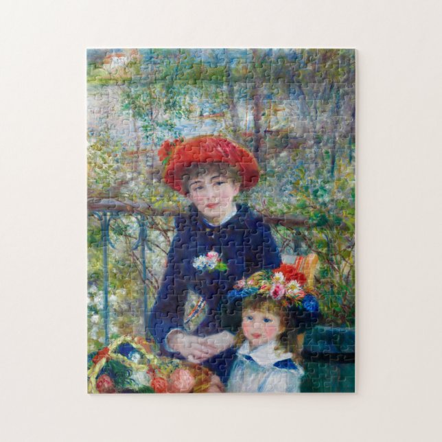 Puzzle Deux Soeurs, Sur la terrasse de Renoir (Vertical)