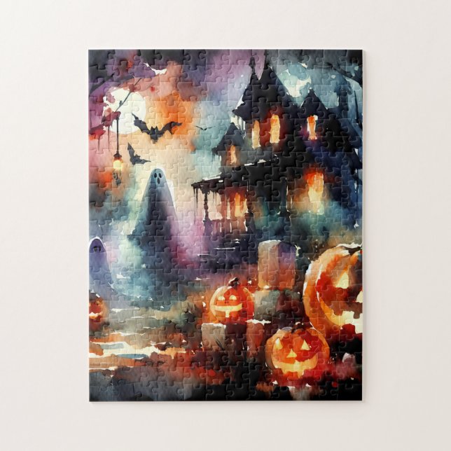 Puzzle d'Halloween éffrayant (Vertical)