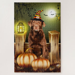 Puzzle d'Halloween Labrador