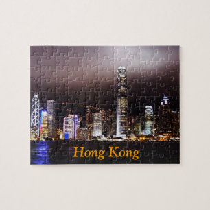 Puzzle d'horizon de Hong Kong