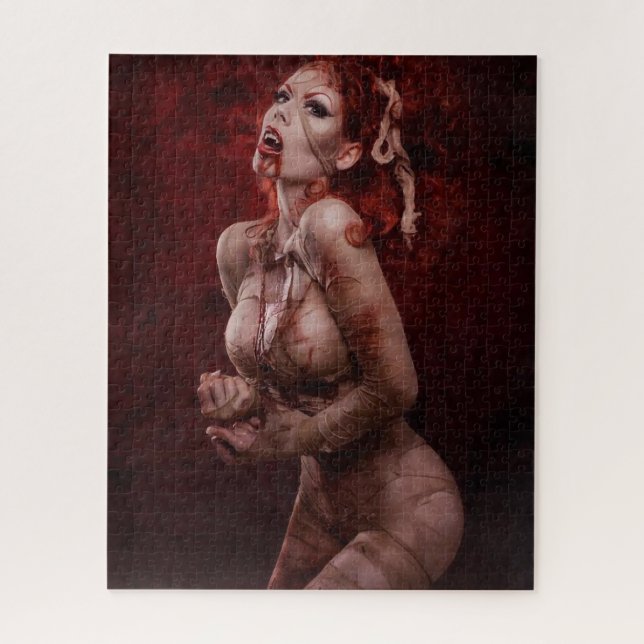 Puzzle d'horreur des vampires sexy (Vertical)