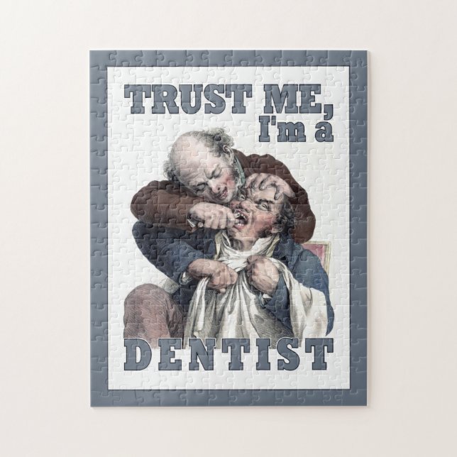 Puzzle d'humour de DENTISTE (Vertical)