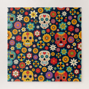 Puzzle Dia de los Muertos Vintage