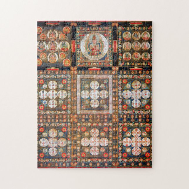 Puzzle Diagramme cosmique de Mandala pour la méditation (Vertical)