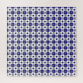 Puzzle Diamant Sapphire Gemstone Art, Bleu