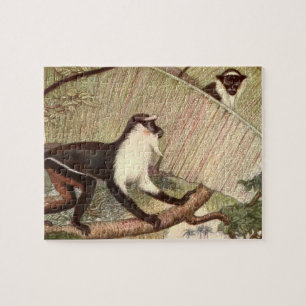 Puzzle Diana singe par Louis Sargent, Animal sauvage vint