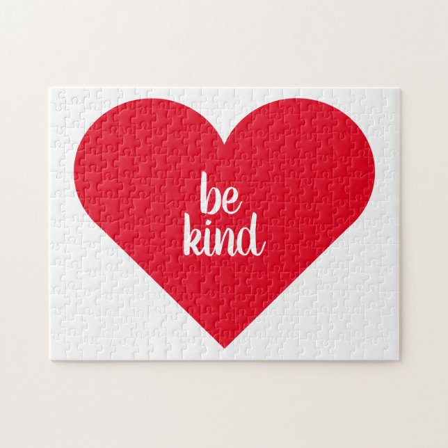 Puzzle Difficile Rouge Solide Couleur Difficile (Horizontal)