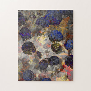 Puzzle Digital background art of floral / flower pattern