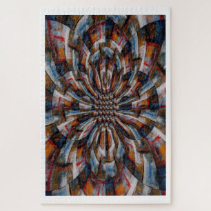 Puzzle Digital Computer Art Abstrait Moderne Difficile