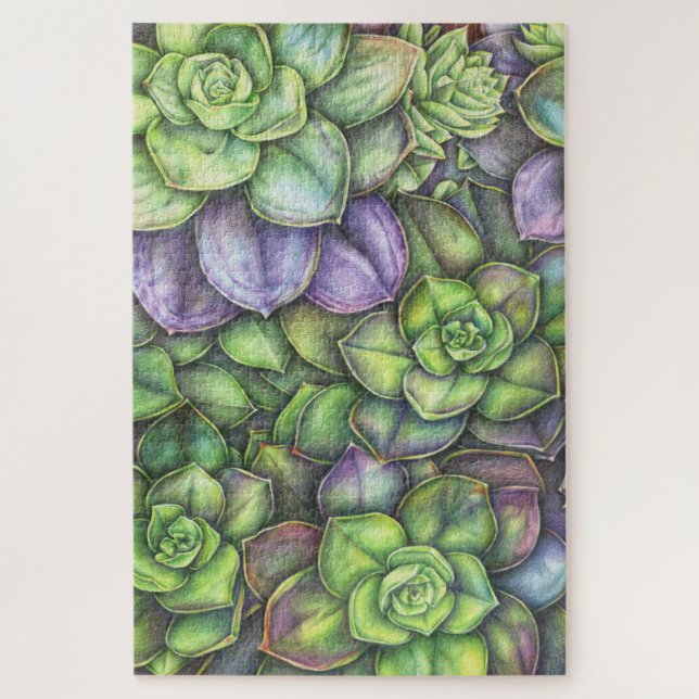 Puzzle d'illustration botanique (Vertical)